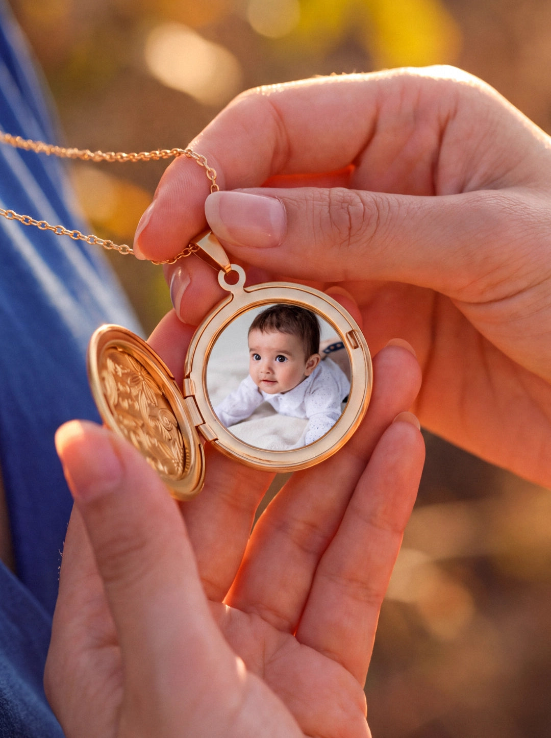 Idée cadeau collier photo personnalisé